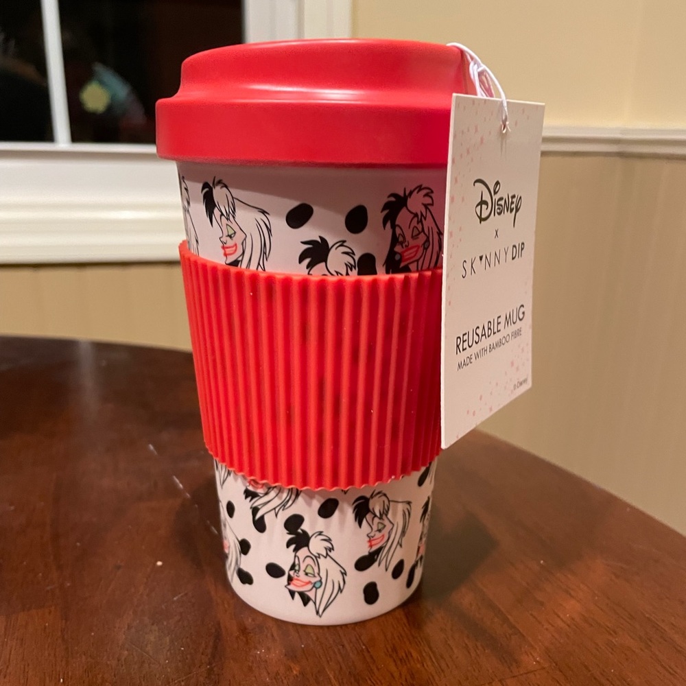 Disney cruella bamboo reusable mug